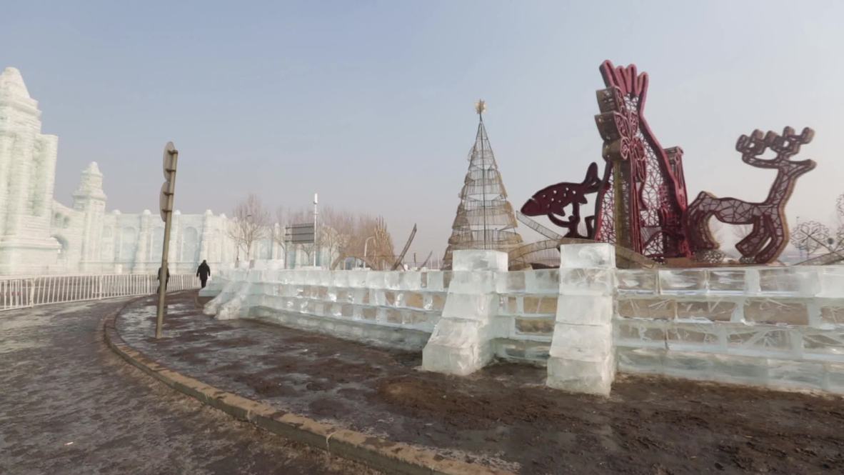 China: Una ola de calor causa el cierre anticipado del Festival de Hielo y Nieve de Harbin