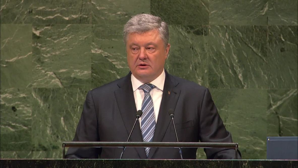 UN: Poroshenko suggests removing Moscow’s UN Veto ‘to put Russia in its place’