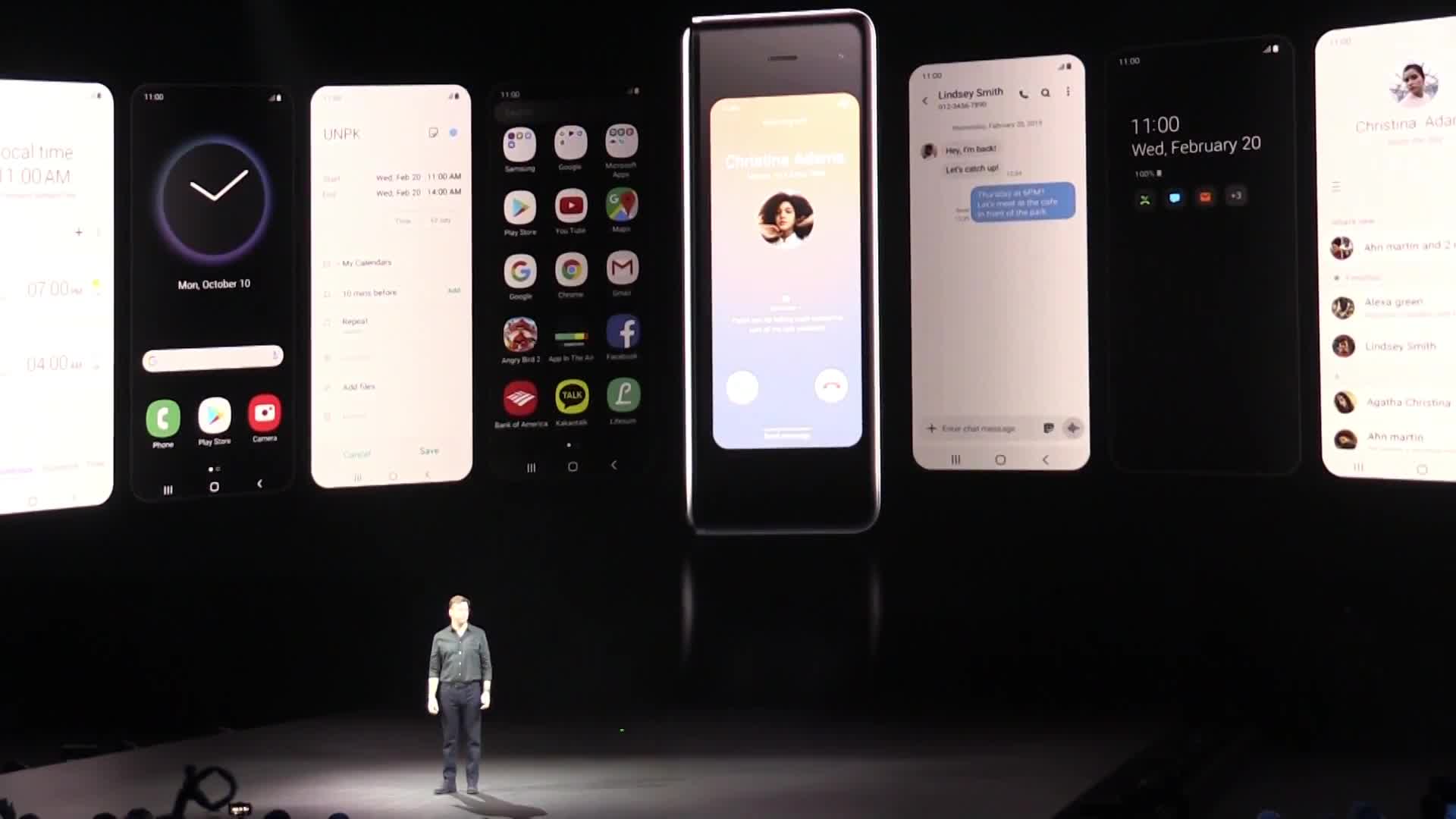 USA Samsung unveils its hybrid the Samsung Galaxy Fold