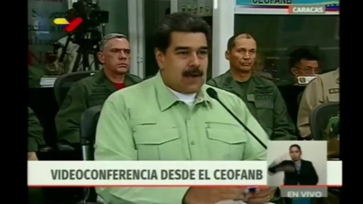 Venezuela: Maduro anuncia el cierre de la frontera terrestre con Brasil