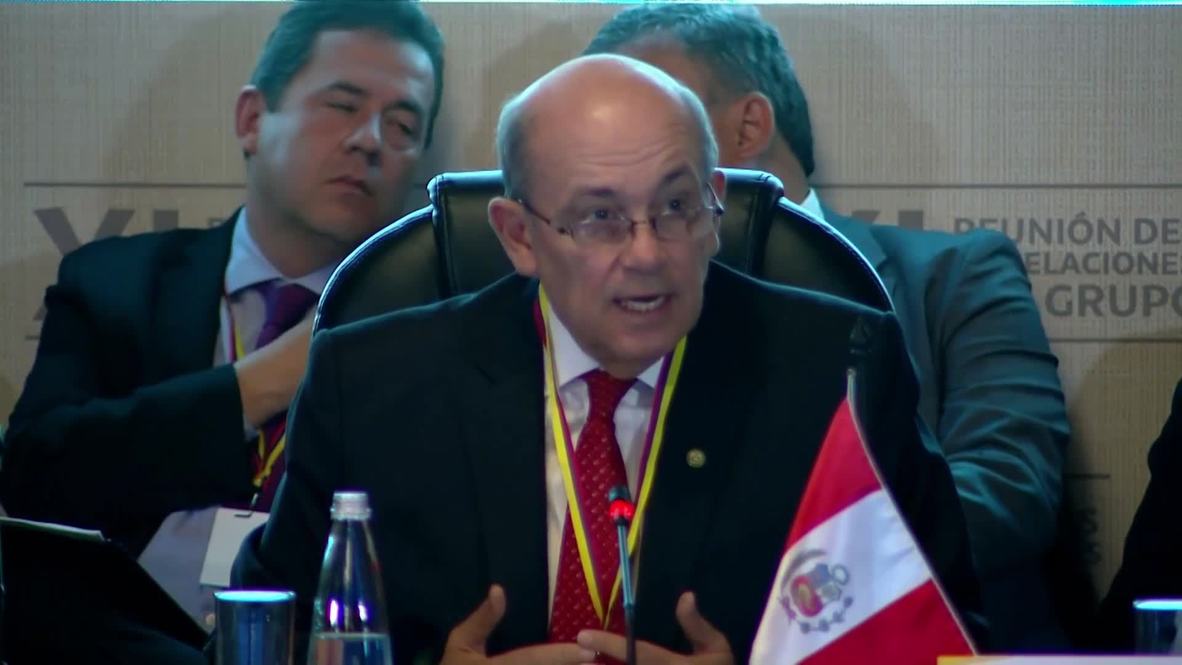 Colombia: Use of force 'not a solution' to Venezuela crisis - Peru's Hugo de Zela