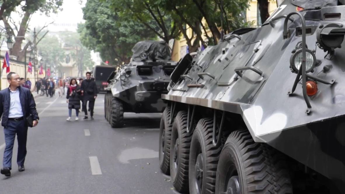Vietnam: Aumentan las medidas de seguridad en Hanoi antes de la cumbre de Trump-Kim