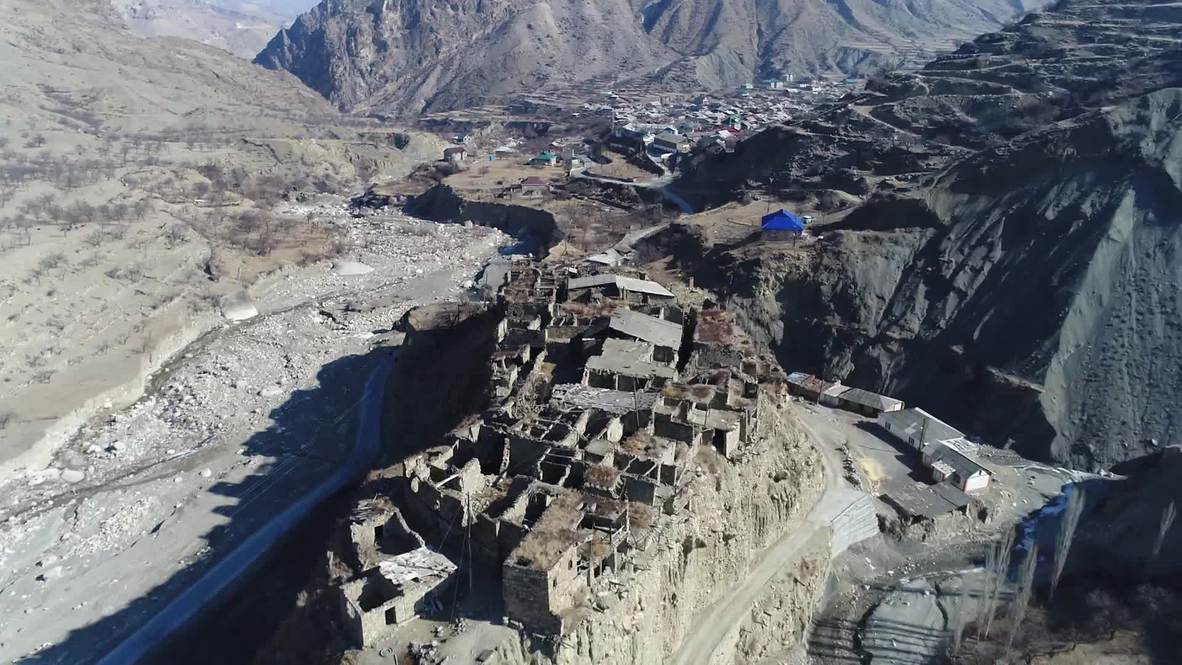 Rusia: Drone captura el antiguo pueblo de montaña Avar en Daguestán