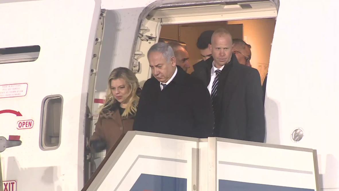 Russia: Netanyahu lands in Moscow for Putin meeting