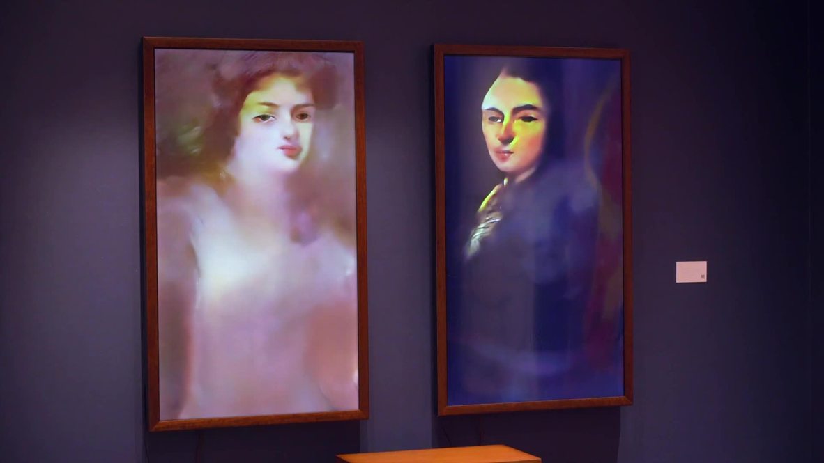Infinite artwork generated by AI 'brain' goes under the hammer