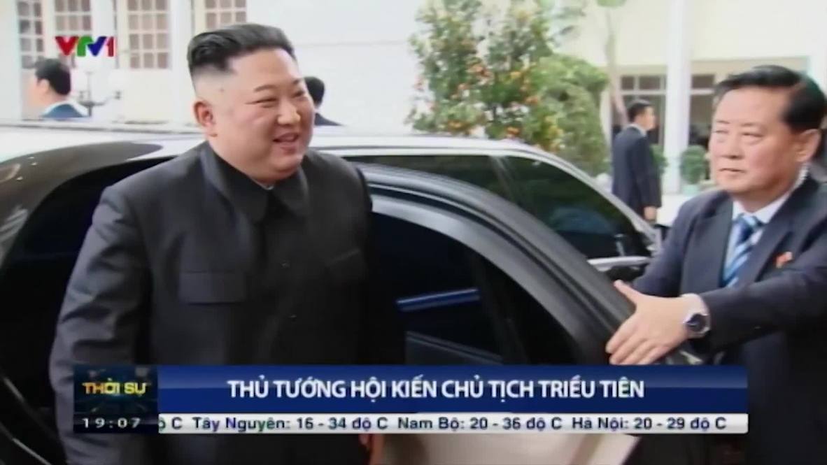 Vietnam: Kim Jong-un meets with Prime Minister Nguyen in Hanoi