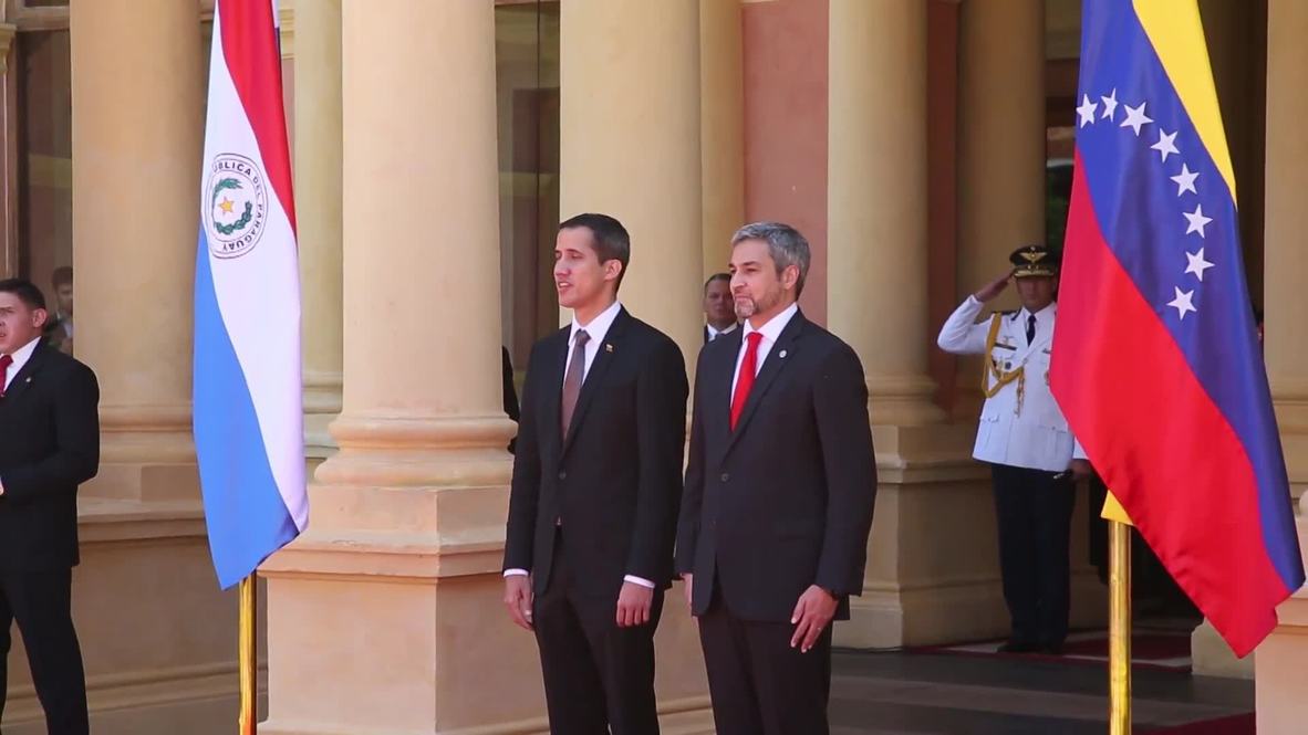 Paraguay: President Abdo Benitez welcomes Guaido in Asuncion