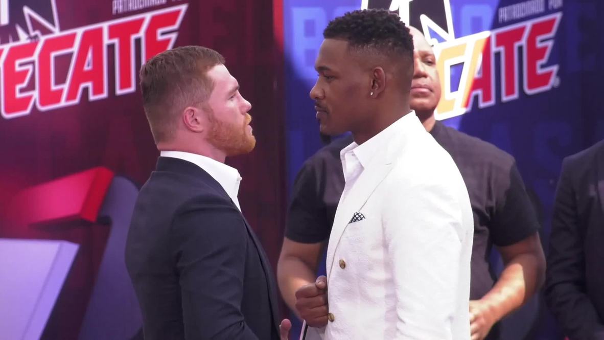 Mexico: Canelo and Jacobs face off in Mexico City before May 4 brawl