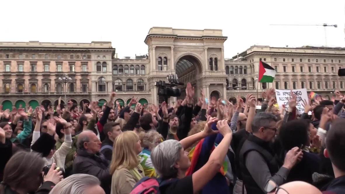 Italy: Thousands flood the streets of Milan for anti-racism demonstration