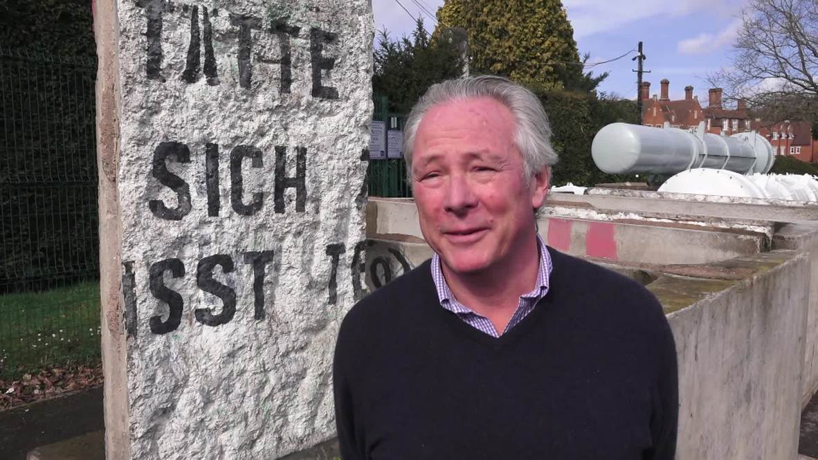 Grab a chunk of the Cold War! Berlin Wall goes under the hammer near Brighton