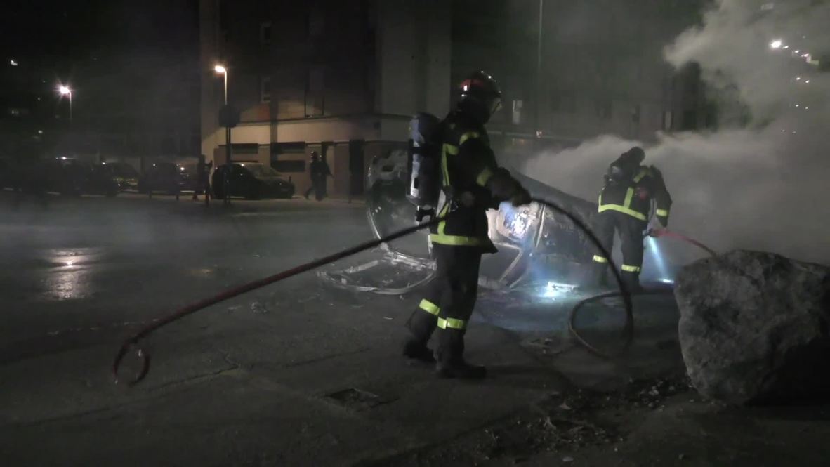 France: Cars torched in fourth night of anti-police rioting in Grenoble