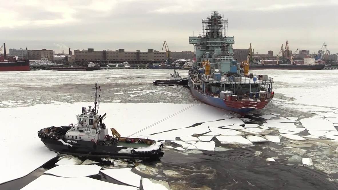 Россия: Самый мощный ледокол в мире скоро будет спущен на воду