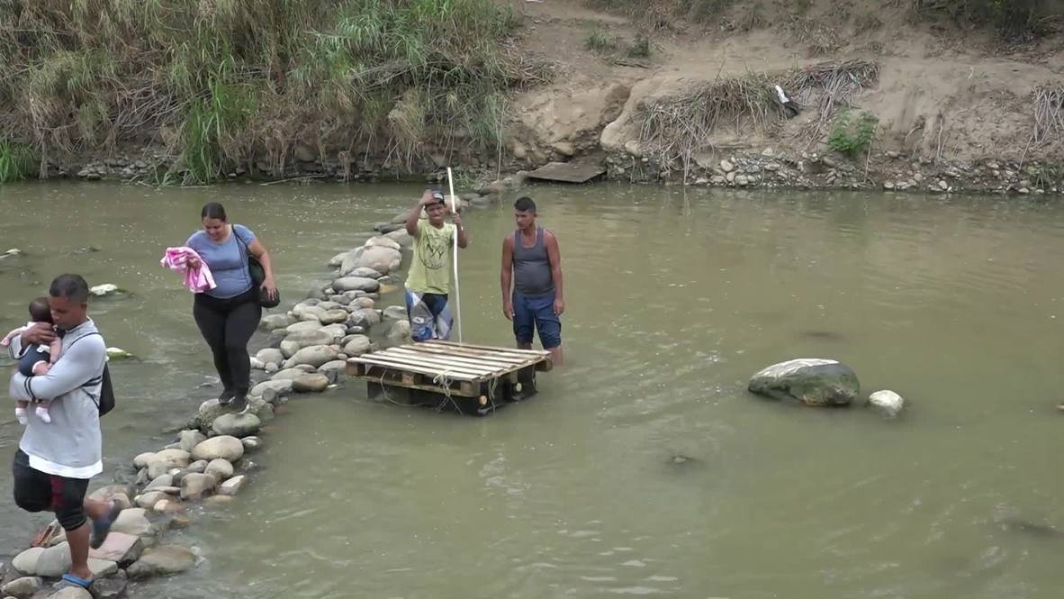 Colombia: Border closures forces Venezuelan children to make dangerous river crossing