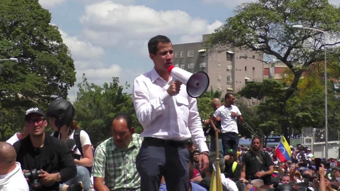 Venezuela: Guaido calls for renewed protests at thousands-strong rally