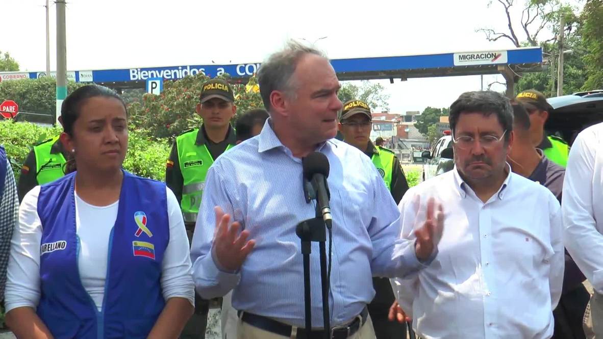 Colombia: US senator backs Guaido on Venezuela border visit