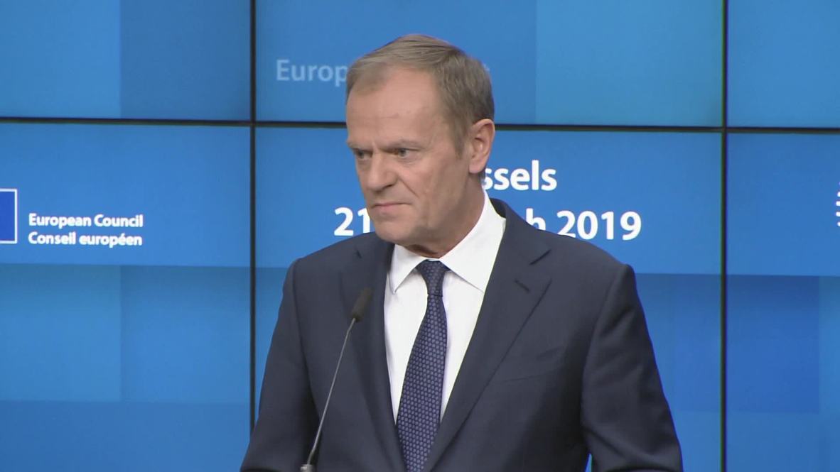 Belgium: All Brexit options still on table, says Tusk