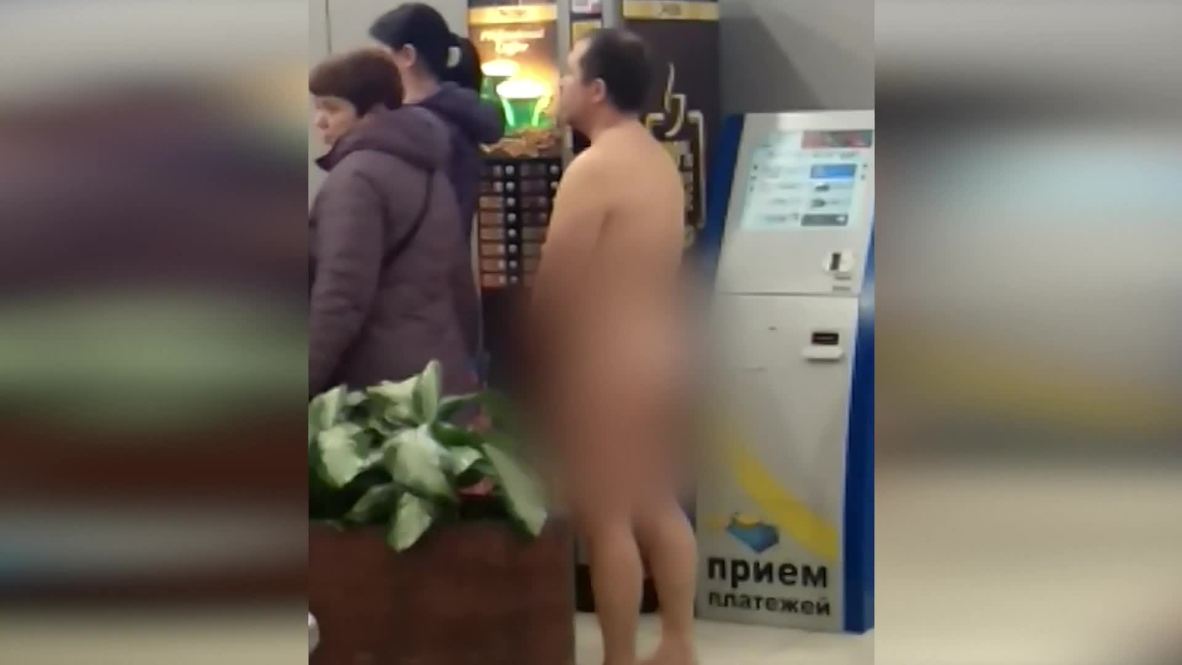 Flight of fantasy! NAKED man tries to board plane at Moscow airport *EXPLICIT*