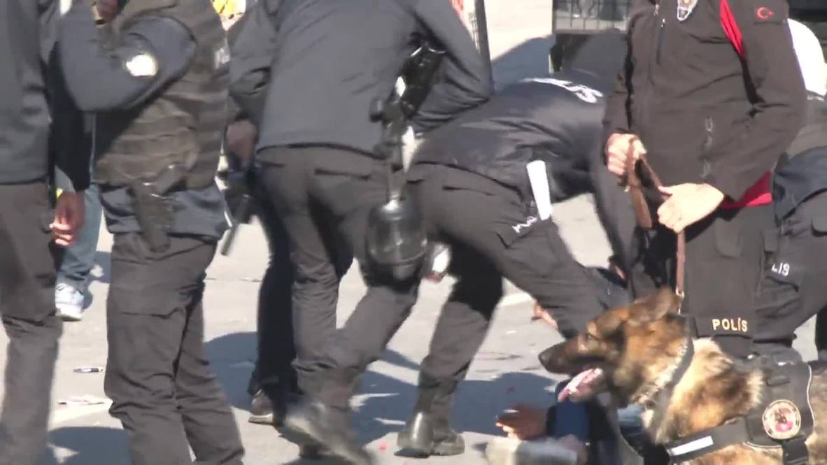 Turkey: Police clash with pro-Kurdish party supporters in Istanbul