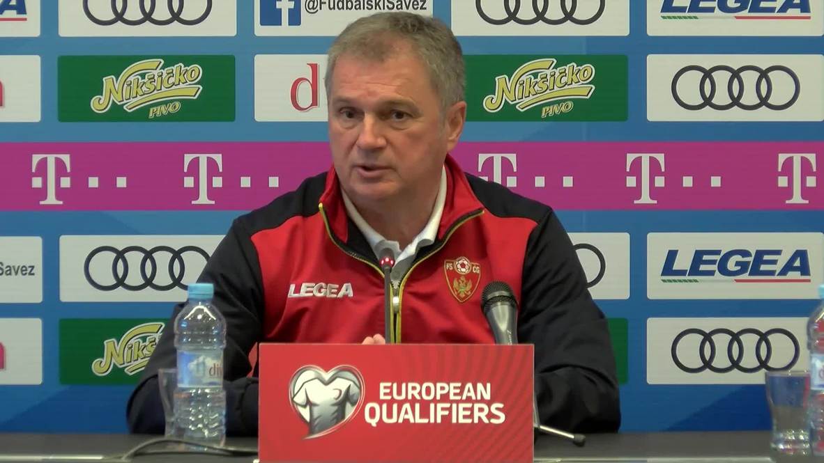 Montenegro: Hosts expect 'tough' England game