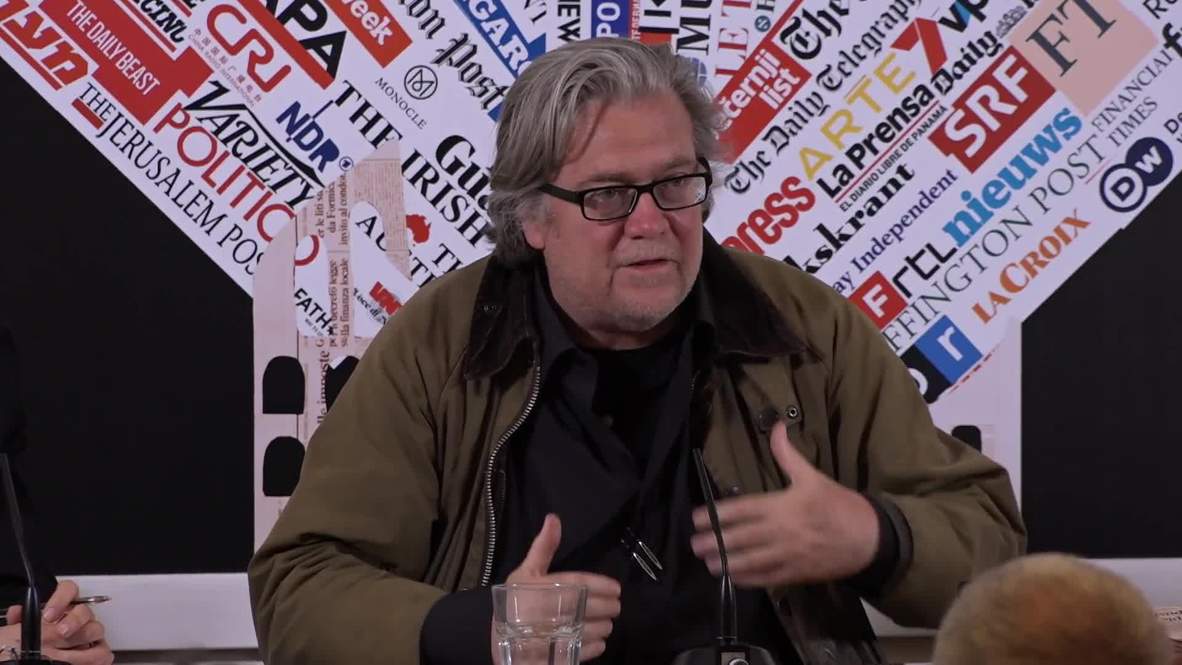 Italy: Toxic atmosphere in Washington now - Bannon on US-Russia relations