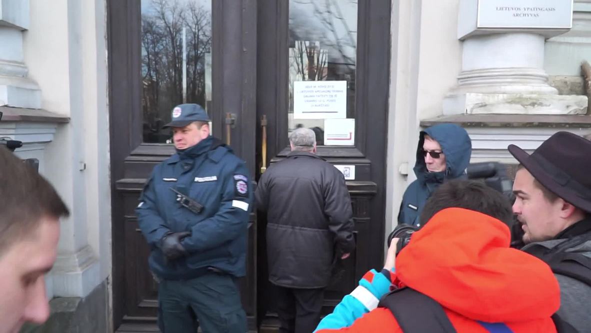 Литва: Российских журналистов не пустили на заседание суда по делу о событиях 1991 года в Вильнюсе
