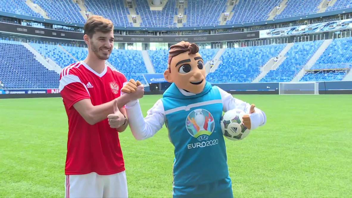 Rusia: Presentan la mascota de la Eurocopa 2020 en San Petersburgo