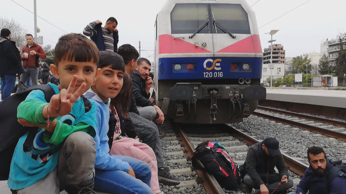 Grecia: Protesta de migrantes paraliza la estación principal de tren en Atenas