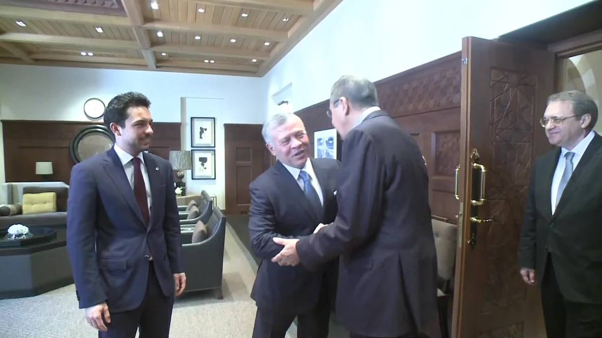 Jordan: Lavrov holds talks with Jordan's King Abdullah II
