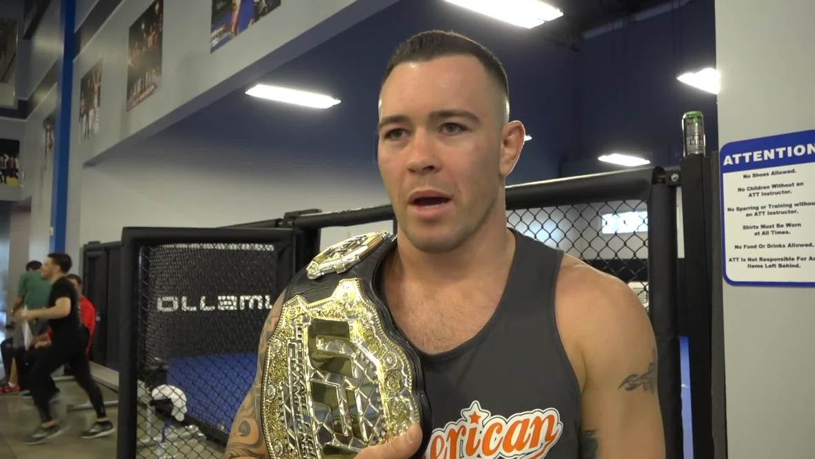 USA: UFC's Covington talks Trump, walls and the American dream