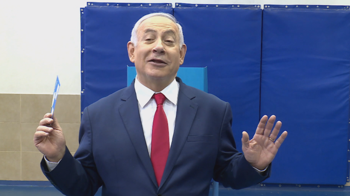 Israel: Netanyahu casts vote alongside wife Sara in Israeli elections