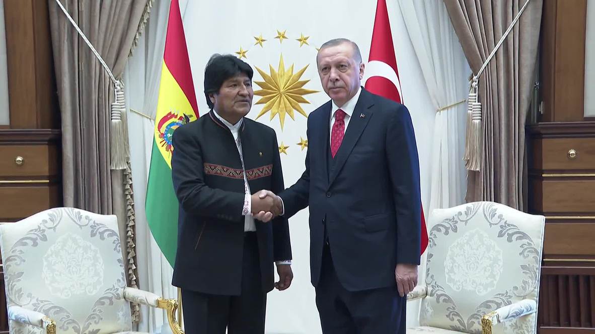 Turquía: Erdogan se reúne con el presidente de Bolivia Evo Morales