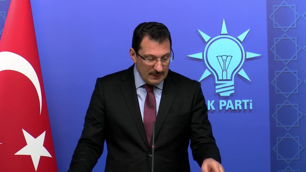 Turkey: Erdogan's AKP demands new vote in Istanbul