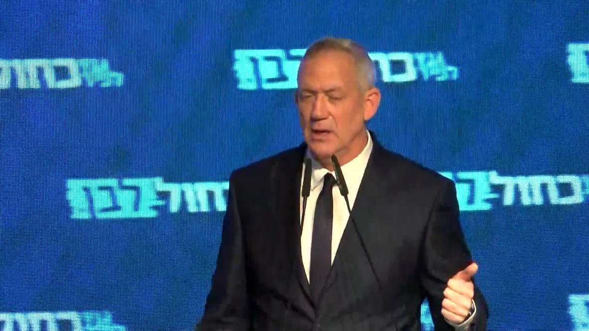Israel: Benny Gantz se adjudica la victoria sobre Netanyahu en las elecciones