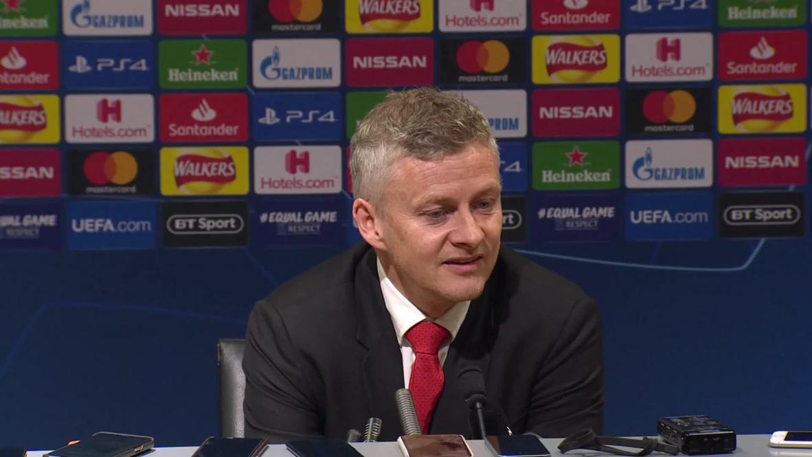 Reino Unido: Solksjaer confía en que el Manchester United pueda vencer al Barça en el Camp Nou