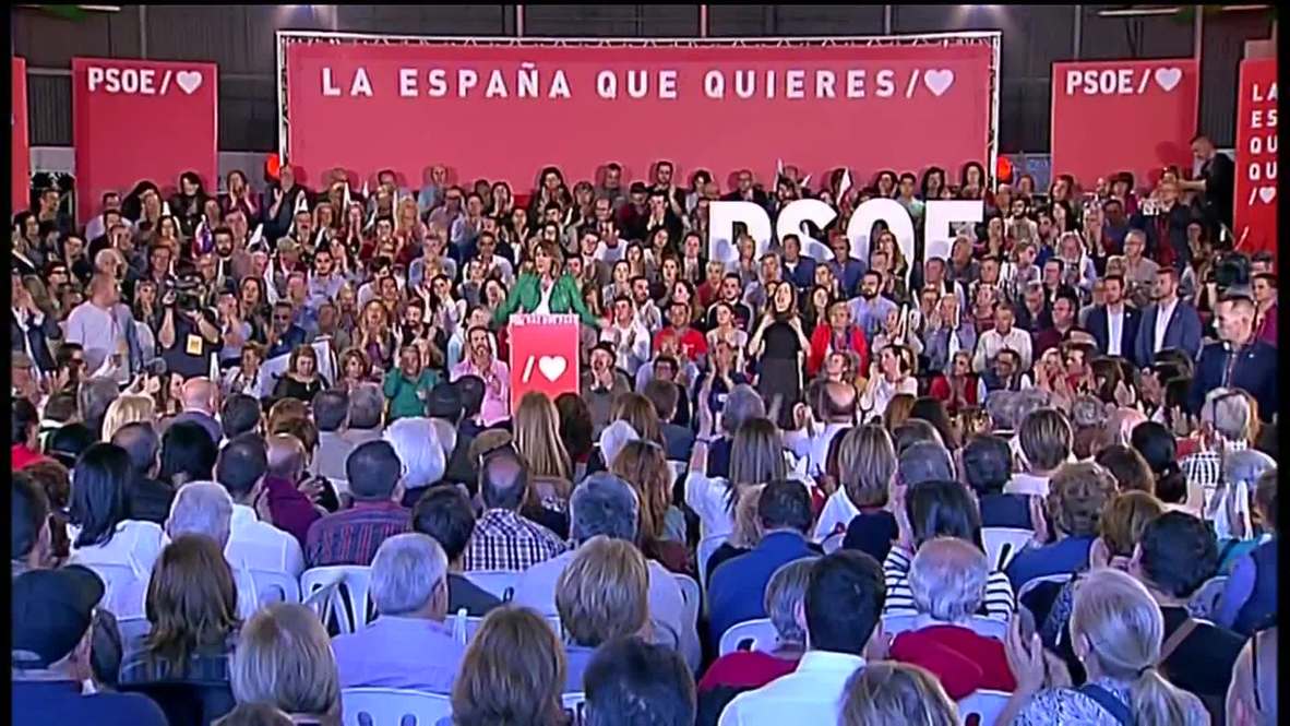 España: Pedro Sánchez inicia la campaña electoral en Sevilla
