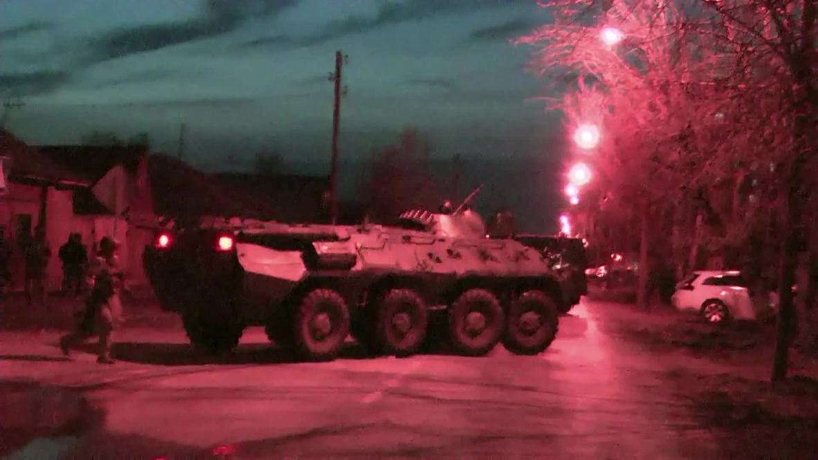 Russia: Armored personnel carriers deployed in anti-ISIS operation