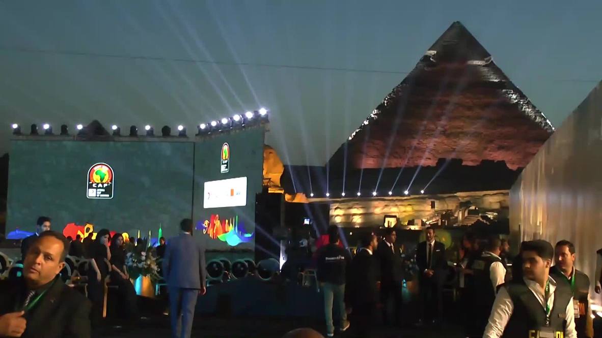 Egypt: Africa Cup of Nations draw lights up the Pyramids