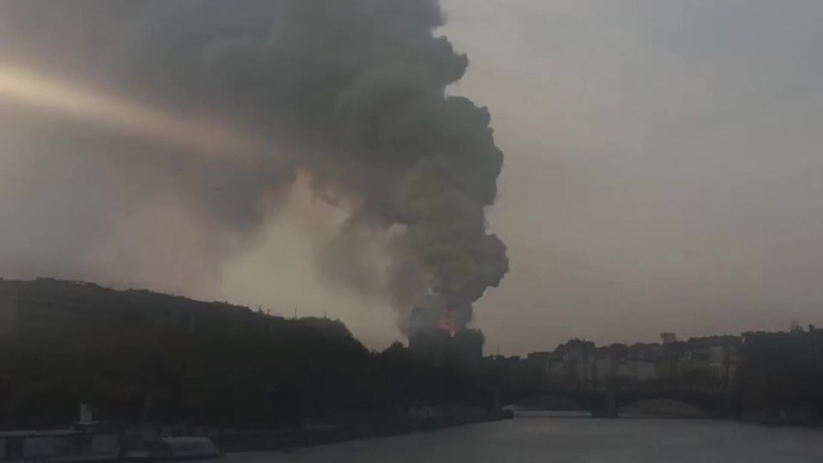 France: Fire engulfs world-famous Notre Dame cathedral in Paris