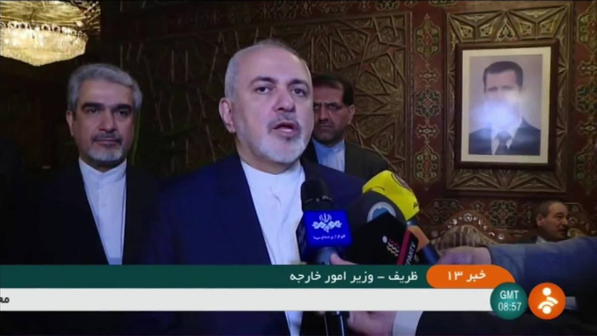 Syria: Iranian FM Zarif arrives in Damascus ahead of Assad meeting
