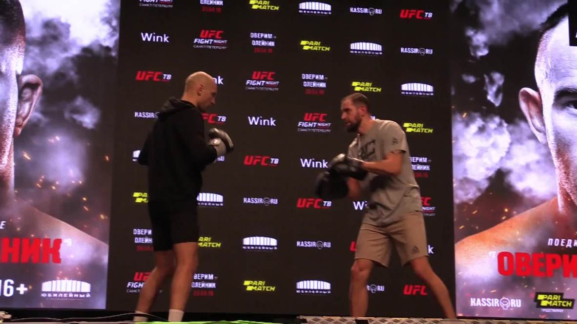 Russia: UFC fighters hold open training ahead of Fight Night 149 in St. Petersburg