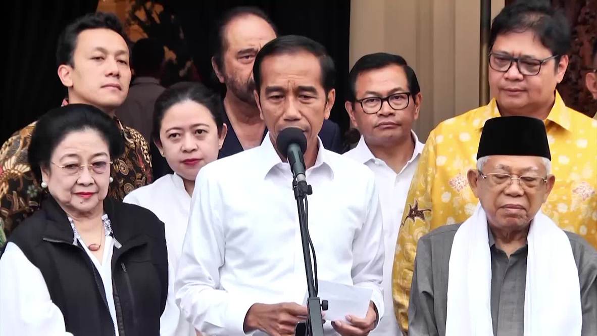 Indonesia: El presidente Widodo dice haber obtenido el 54.5 por ciento de los votos en las elecciones