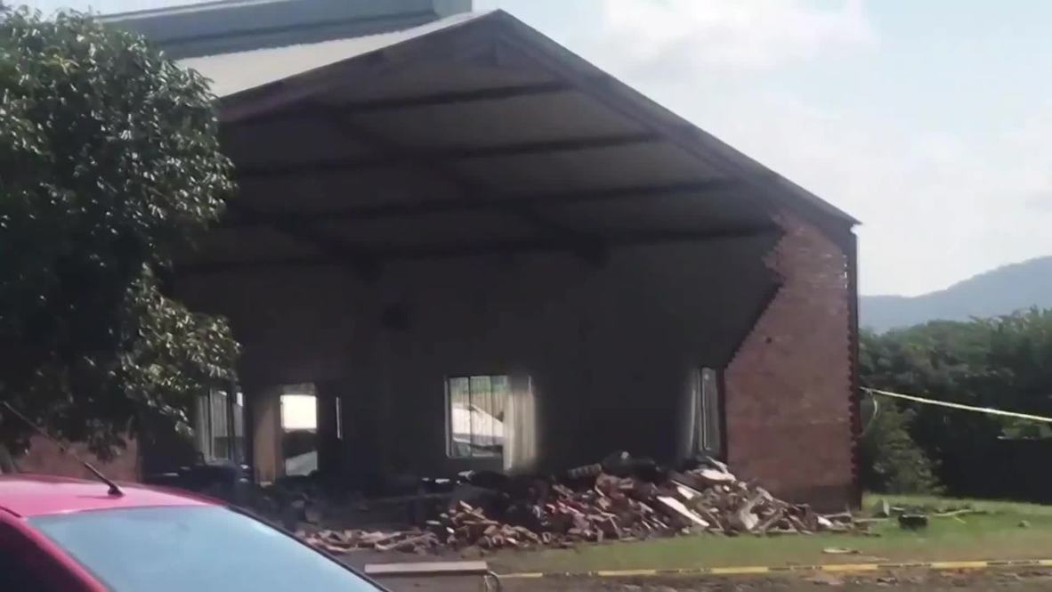 Sudáfrica: 13 muertos tras el colapso de una iglesia en Empangeni