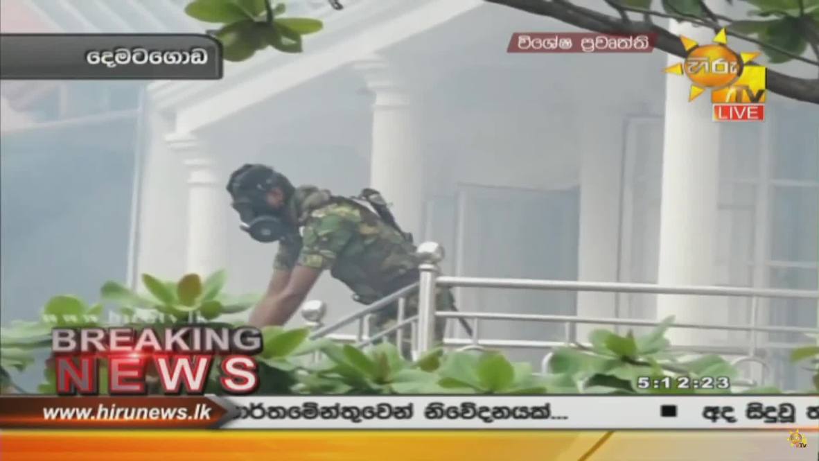 Sri Lanka: Special forces raid house in Colombo in wake of bombings