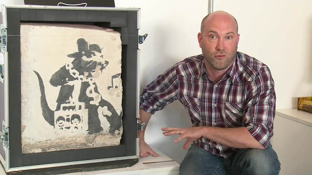 Banksy works up for grabs in street art auction in LA