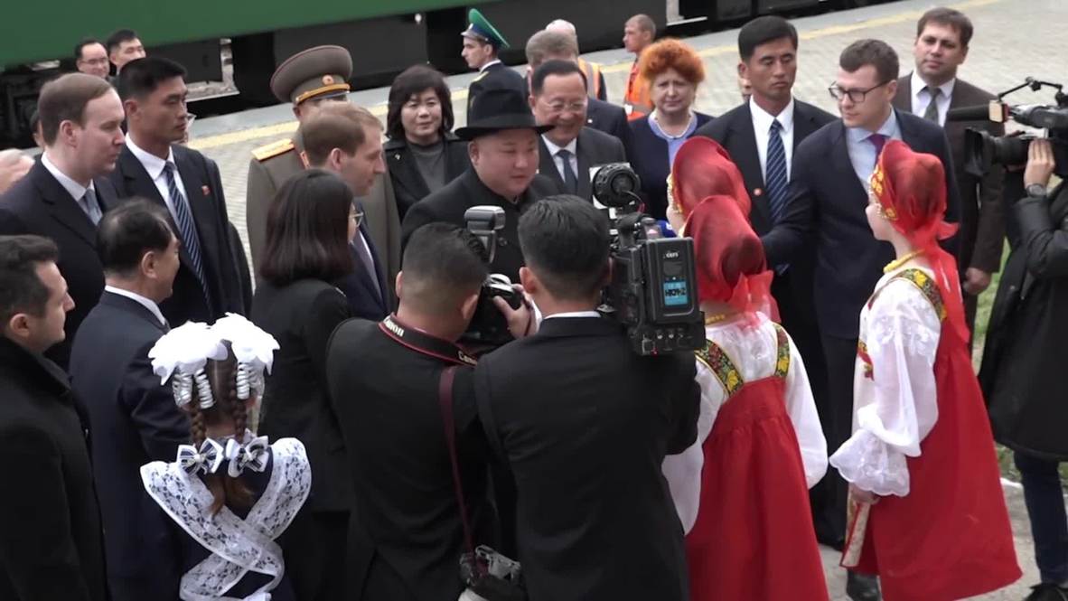 Rusia: Kim Jong-un hace una parada en Jasán de camino a la cumbre con Putin *FOTOGRAFÍAS*