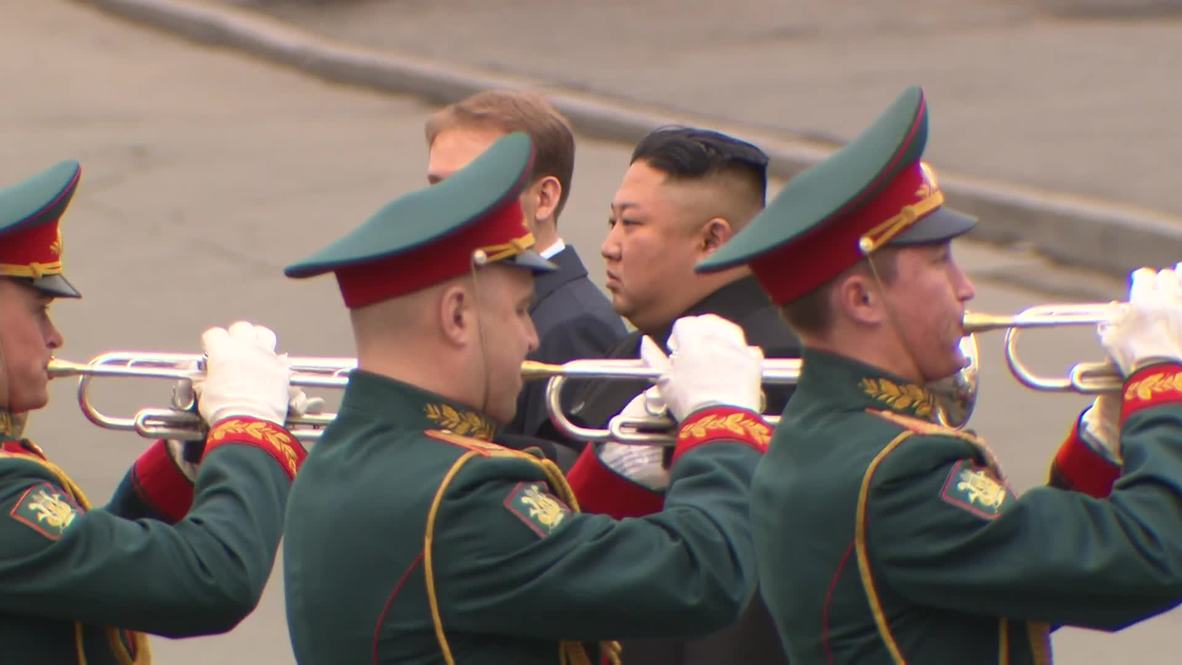 Russia: Kim Jong-un arrives in Vladivostok ahead of summit