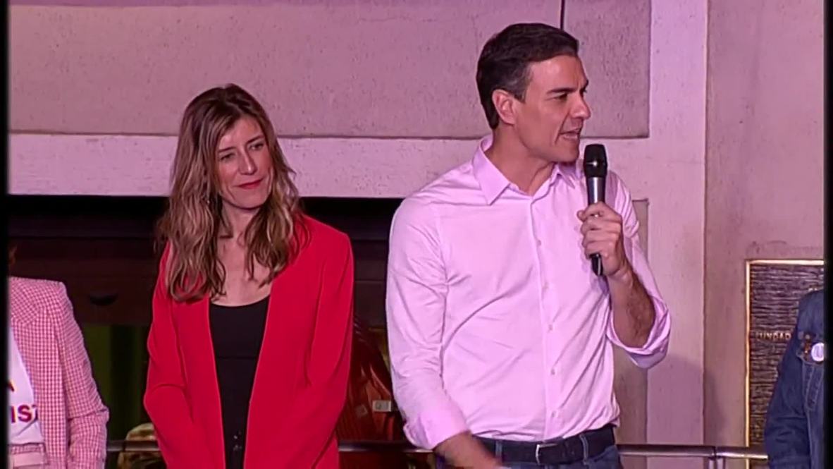 Spain: 'We won the elections and we will govern Spain!' - Pedro Sanchez