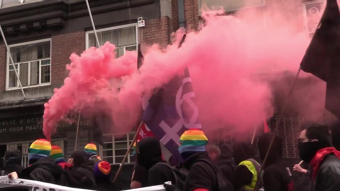 Belgium: May Day protests rock central Brussels