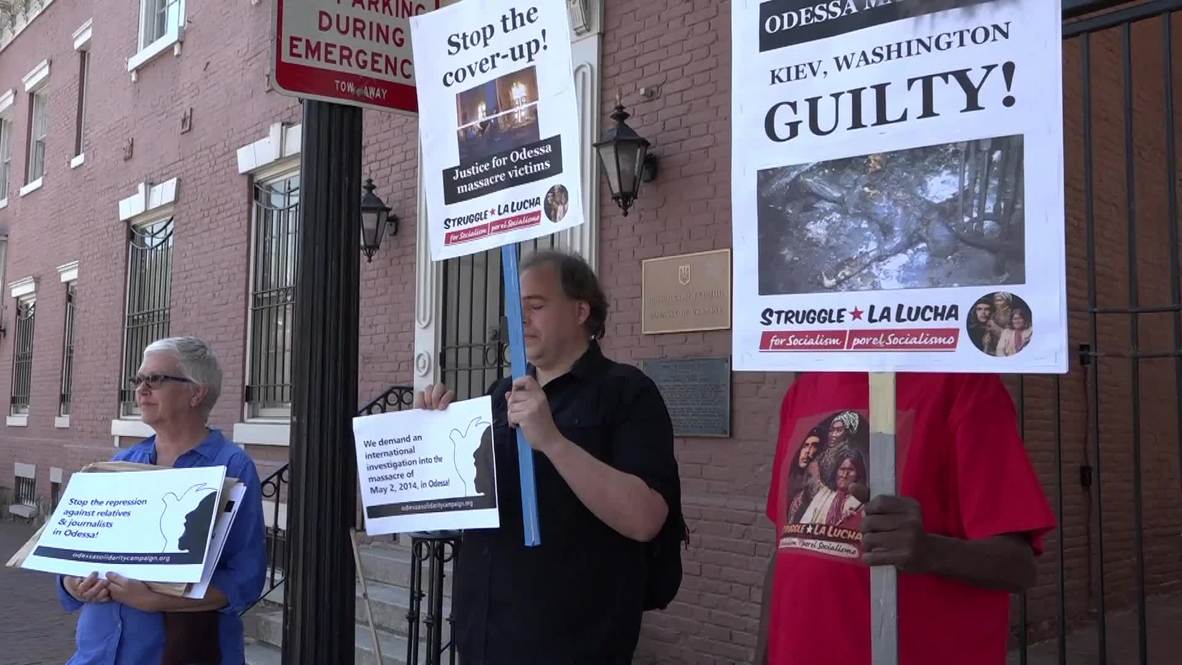 USA: Activists call on Ukrainian Pres-elect Zelensky to investigate Odessa massacre