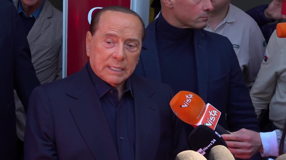 Italy: Berlusconi released from hospital, vows to keep campaigning